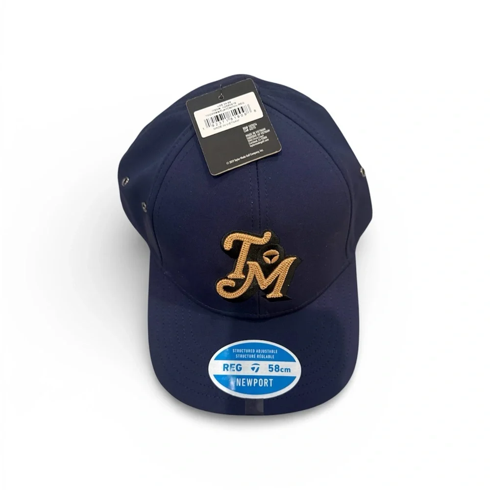 TaylorMade Navy and Brown Hat NWT - Picture 4 of 5